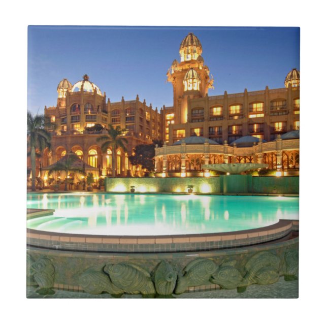 Azulejo Palacio del Hotel y Piscina de la Ciudad Perdida (Frente)