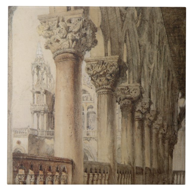 Azulejo Palacio Ducal (por John Ruskin) (Frente)