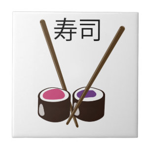 Azulejo Palillos japoneses para sushi