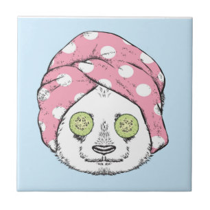 Azulejo Panda En El Spa