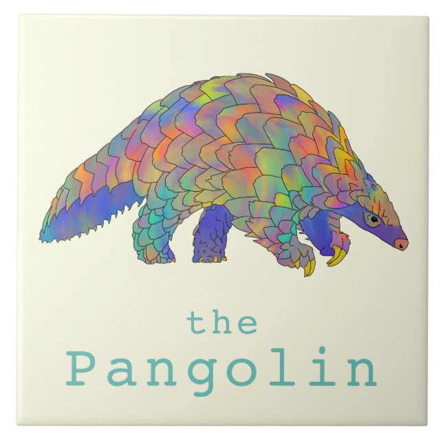 Azulejo Pangolin Endangered Species Animal Rights Activism (Frente)