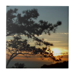 Azulejo Panorama de Torrey Pine Sunset