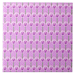 Azulejo Pantalones de lavanda - patrón de papel pintado re