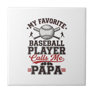 Azulejo Papa de béisbol grabado vintage diseño vectorial_1