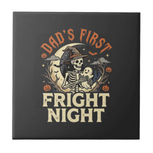 Azulejo Papá de Halloween primera noche de terror