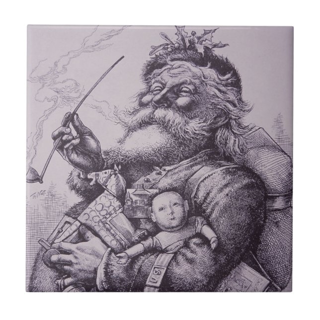 Azulejo Papá Noel (Frente)