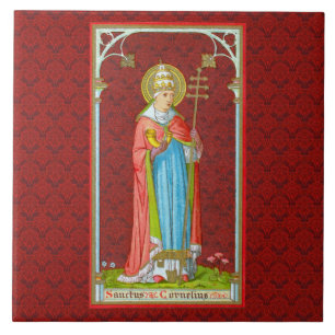 Azulejo Papa San Cornelio (SAU 042)