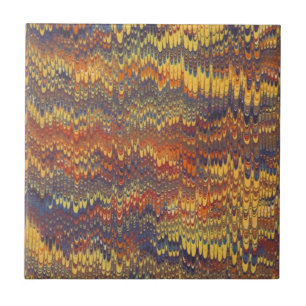 Azulejo Papel blanco en papel amarillo Naranja azul violet