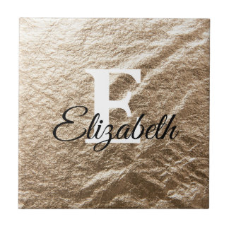 Azulejo Papel crudo de oro para tipografía monográfica