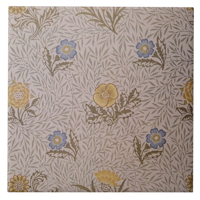 Azulejo Papel de escritorio en polvo de William Morris, de (Frente)
