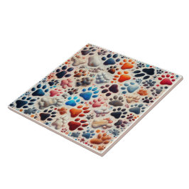 Azulejo papel mural de perros caninos con pasión