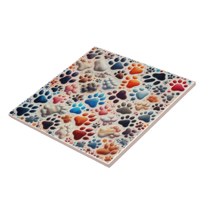 Azulejo papel mural de perros caninos con pasión (Lado)