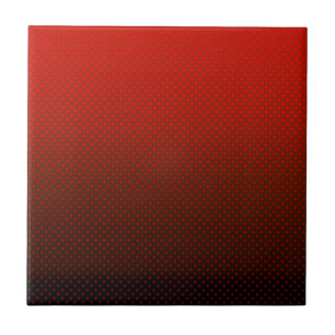 Azulejo Papel negro degradado polka punto color rojo oscur