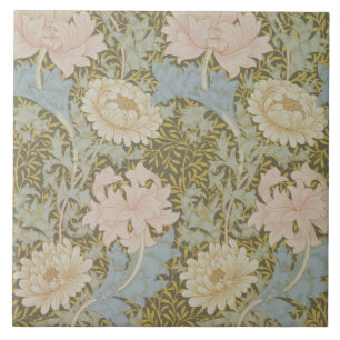 Azulejo Papel pintado del "crisantemo", 1876 (papel