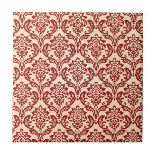 Azulejo Papel pintado del modelo del damasco