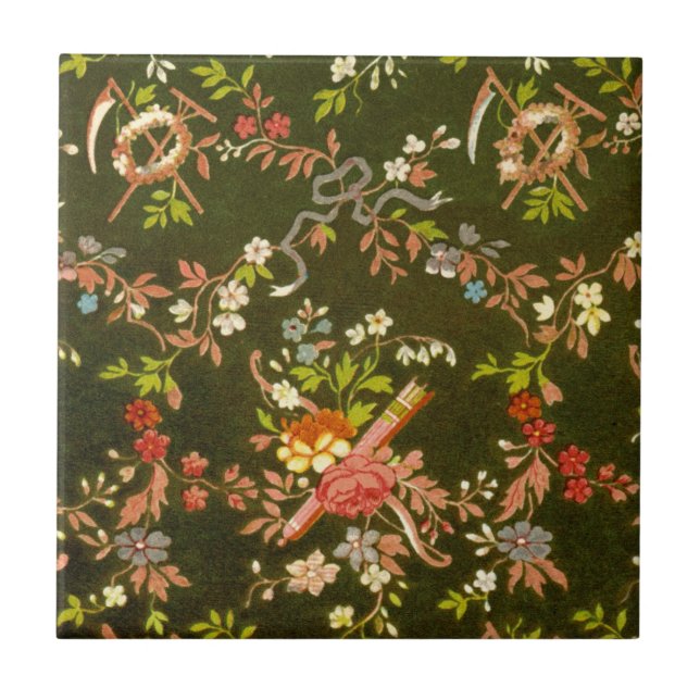 Azulejo Papel pintado del vintage (Frente)