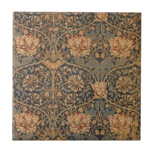 Azulejo Papel pintado rico de madreselva de William Morris