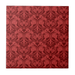 Azulejo Papel pintado rojo