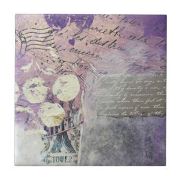 Azulejo Paquetes púrpuras -