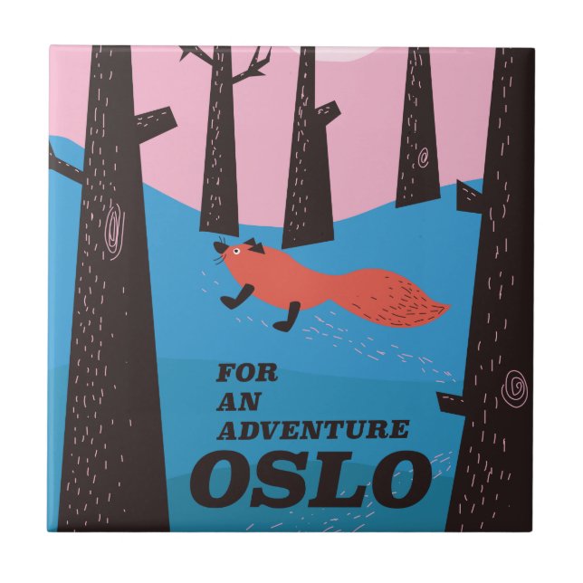Azulejo Para una aventura Oslo (Frente)