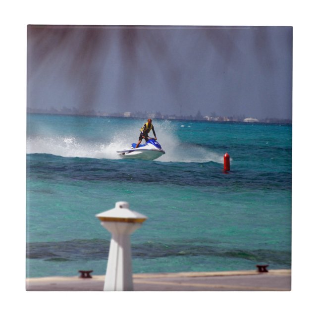 Azulejo Paraíso de Jet Ski (Frente)