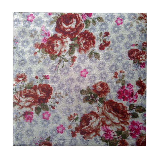 Azulejo Paraíso de las flores (Frente)