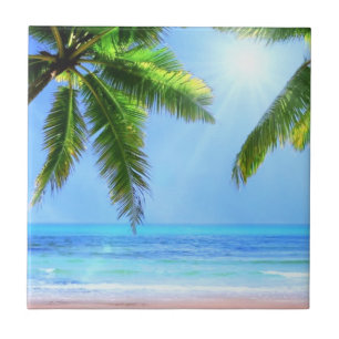 Azulejo Paraíso Tropical - Playa Hermosa, Palmeras