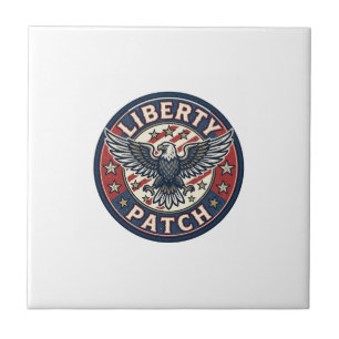 Azulejo Parche de la Libertad Parche Patriótico Bordado