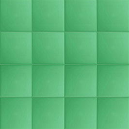 Azulejo Pared de cocina o baño verde esmeralda | Cuadrado