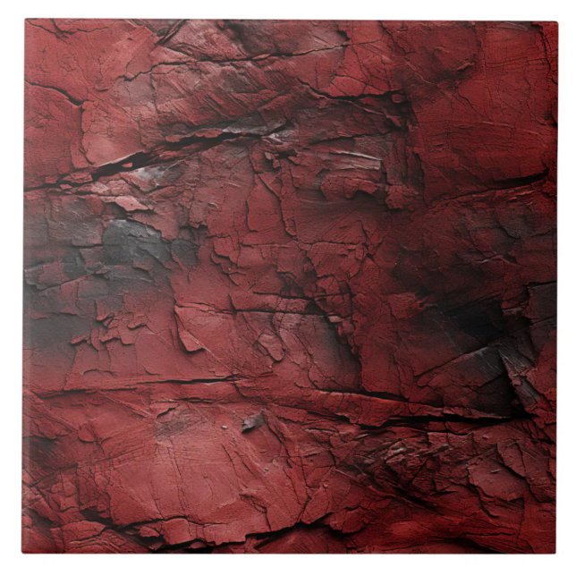 Azulejo Pared roja y negra (The complete printed tile design. Tiles sold individually.)