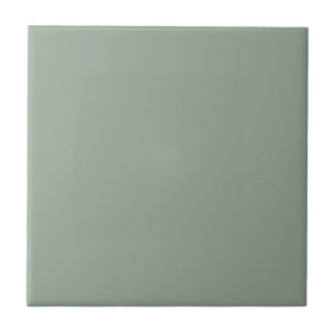 Azulejo Pared Verde Sage Rise & Smooth   Antique Square