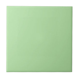 Azulejo Pared Verde Salvia Clara Cuadrado Elegante