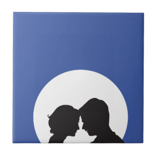 Azulejo Pareja de Silhouette