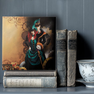 Azulejo Pareja victoriana Steampunk