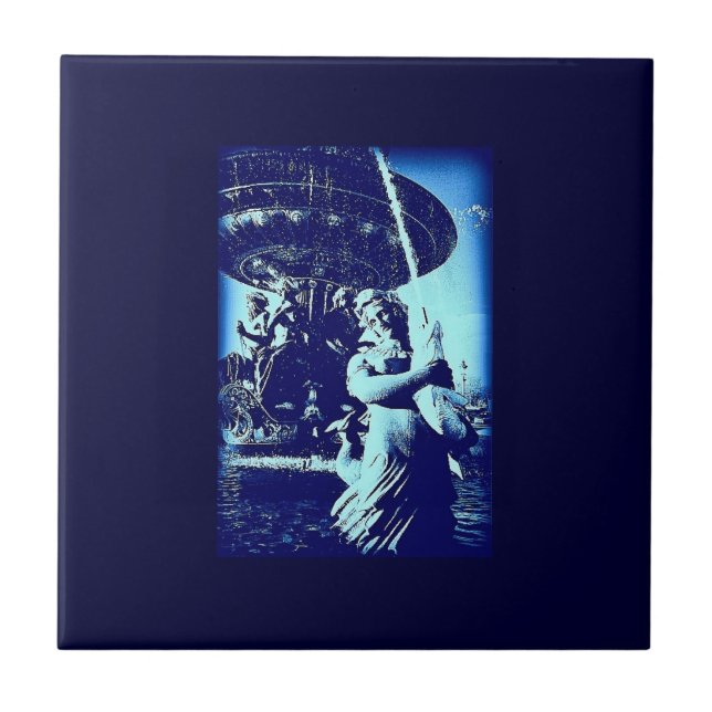 Azulejo París - Plaza de la Concordia (Frente)