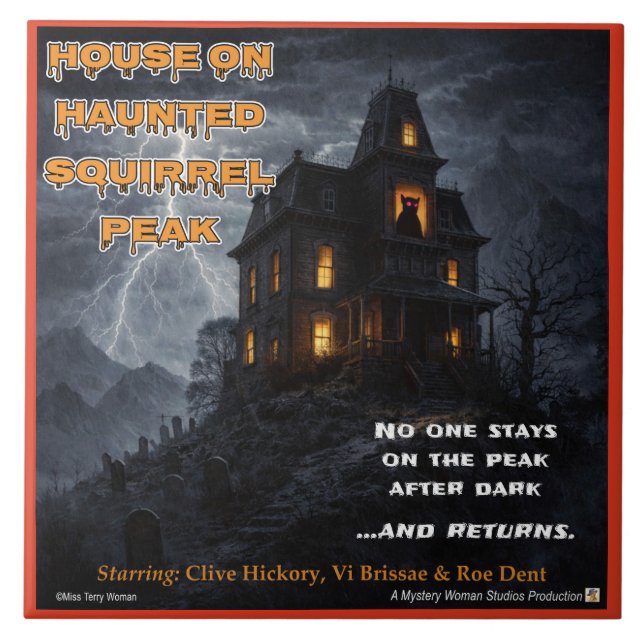 Azulejo Parodia de Haunted Squirrel Peak (Frente)