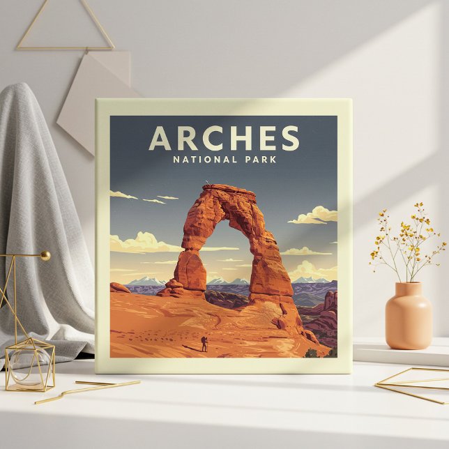 Azulejo Parque nacional Arcos de Vintage (Subido por el creador)