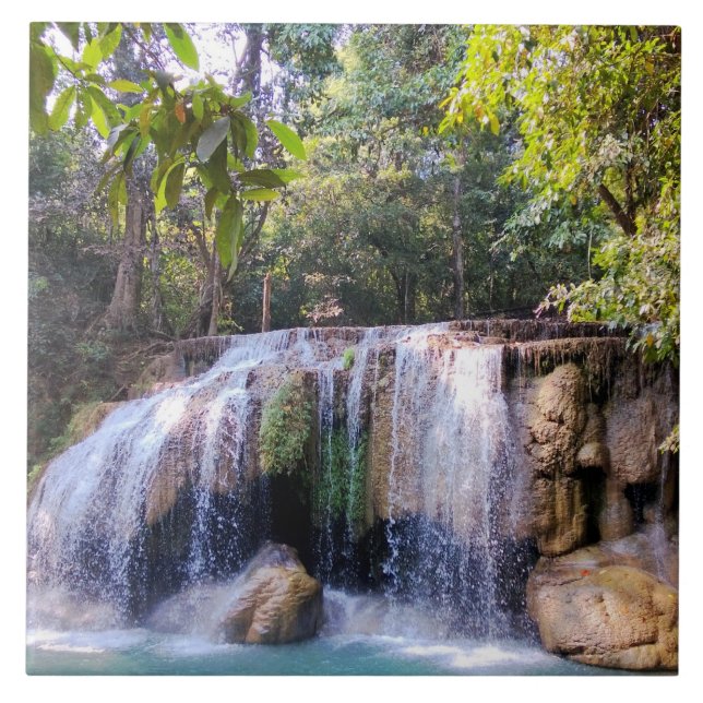 Azulejo Parque Nacional Erawan, Tailandia, (Frente)