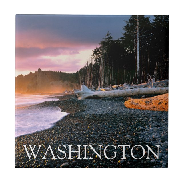 Azulejo Parque nacional Olímpico | Estado de Washington (Frente)