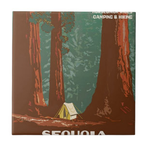 Azulejo Parque nacional Sequoia