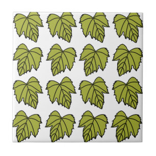 Azulejo Parra Verde Hojas Vides