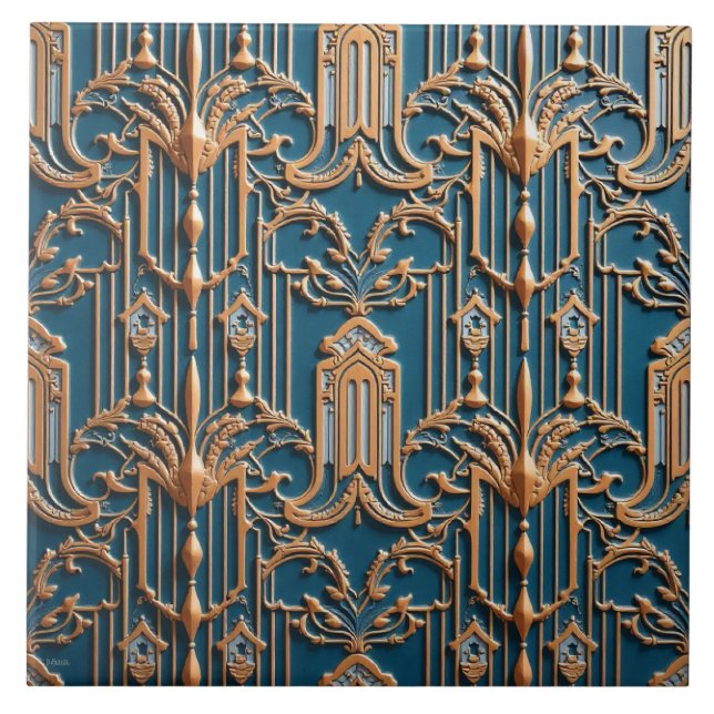 Azulejo parrilla Copper Gala (Frente)
