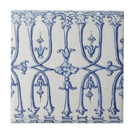 Azulejo Parrilla decorativa anticuada Delft