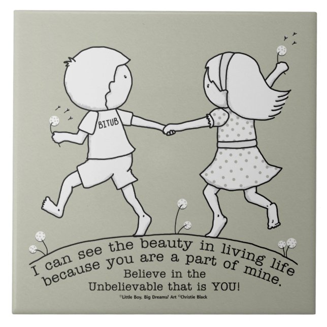 Azulejo Parte de mi vida (Frente)