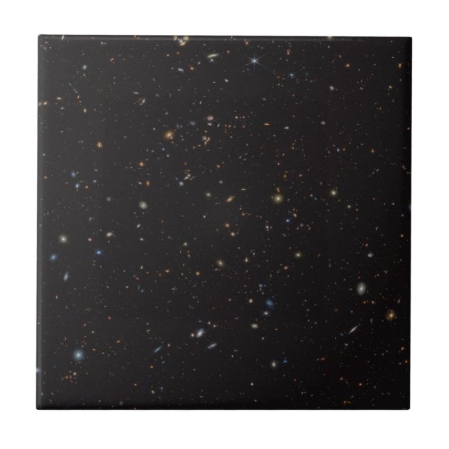 Azulejo Parte Del Cielo Con Más De 45.000 Galaxias Visible (Frente)