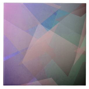 Azulejo Partículas abstractas voladoras   Formas geométric