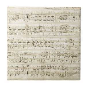 Azulejo Partitura de Chopin