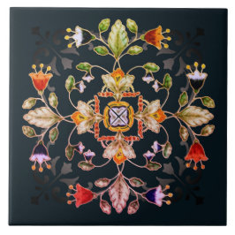 Azulejo Pascua de barra de arenisca - Fiori Dark