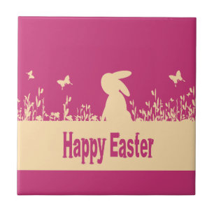 Azulejo Pascua feliz, liebre soñada