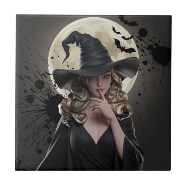 Azulejo Pascua gótica de Halloween (Frente)